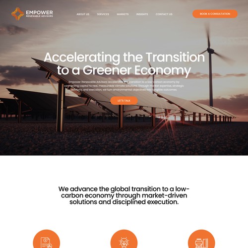 Premium Website for Solar Energy Platform