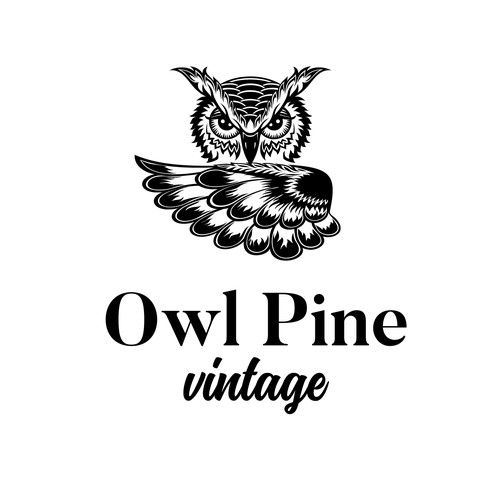 Owl pine vintage 
