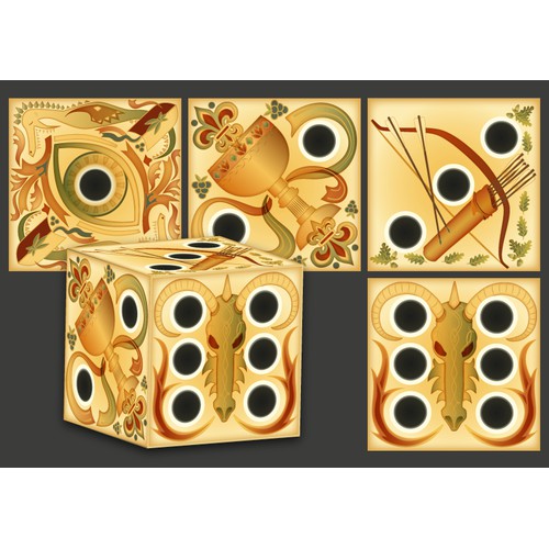 Fantasy dice design