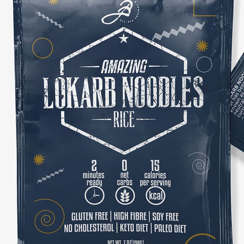 WANTED: Knockout label for kickass low carb noodles!