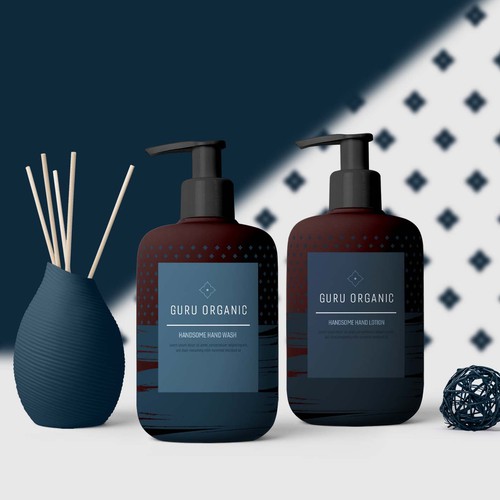 Masculine product & label design