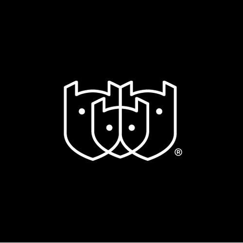 Clean monolines logo for Pets Brand 
