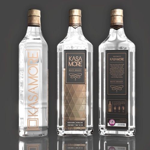 KASA Brandy's label design