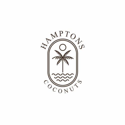 Modern classy theme logo for coconut seller