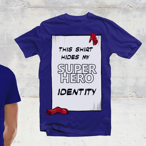 Superhero t-shirt contest
