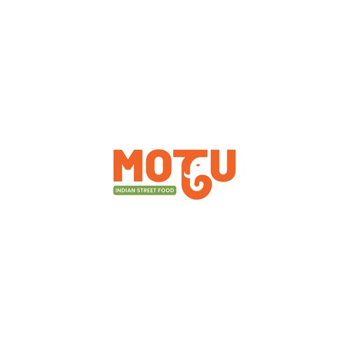 Motu Indian Street Food Logo