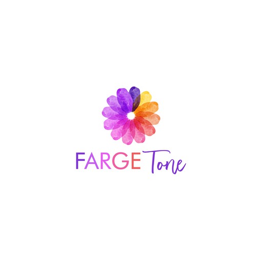  colorful logo for small sewing and makeup business