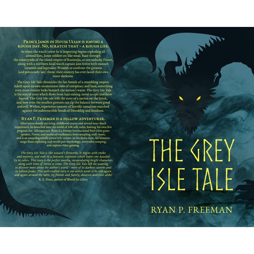Cover design for The Grey Isle Tale novel