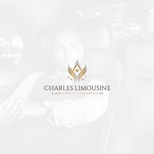 Luxury logo for limousine rental