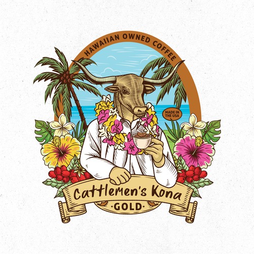 Logo for Hawaiian Coffee