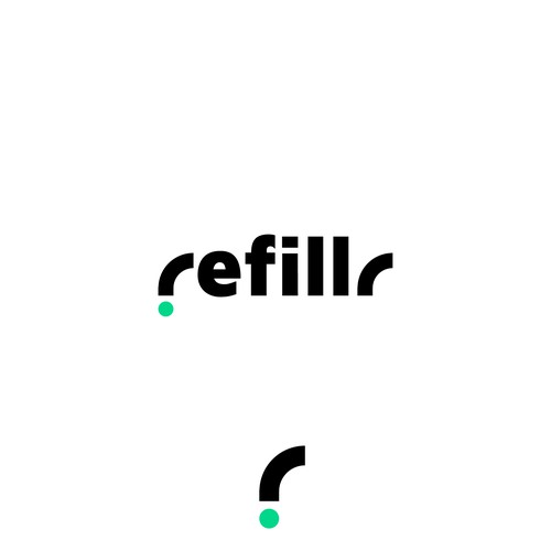 Refillr logo design