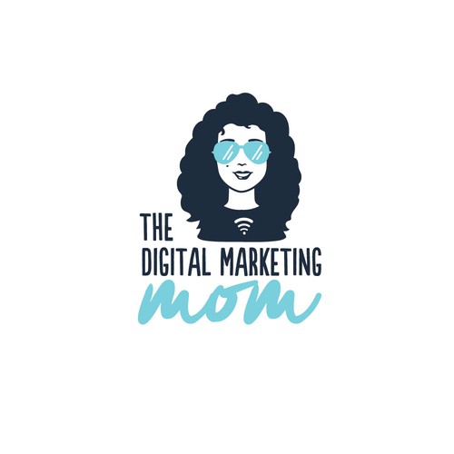 Quirky Logo for a Digital Marketing Mom