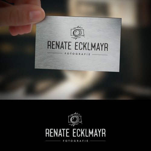 Hand Drawn Logo for Photographer Renate Ecklmayr