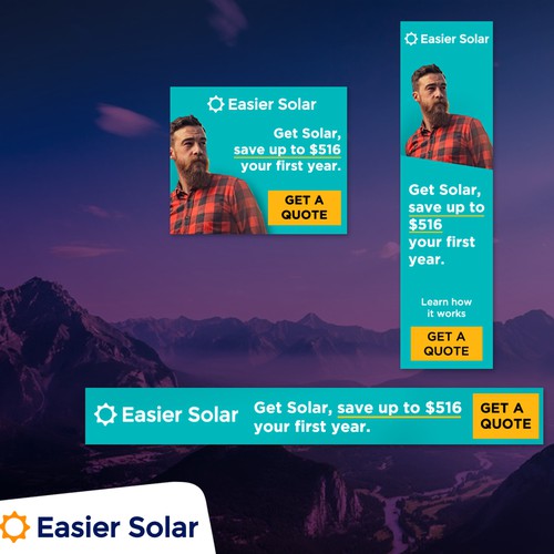 Banner Design for Easier Solar