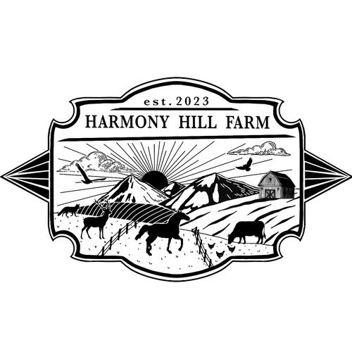 illustration for a farm identity logo