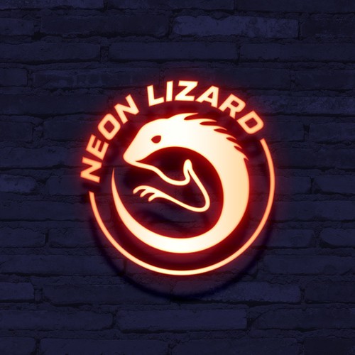 neon lizard