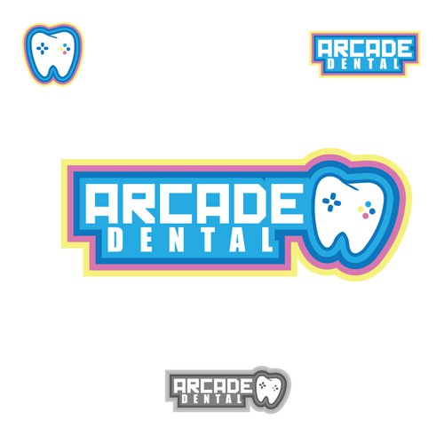 arcade dental logo concept