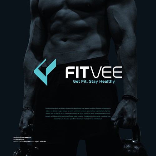 Fitvee logo design