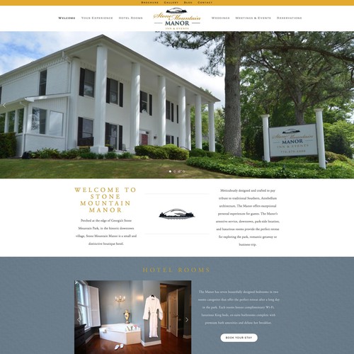 Bed and Breakfast Squarespace Website