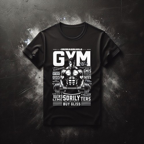 Gym T-shirt design