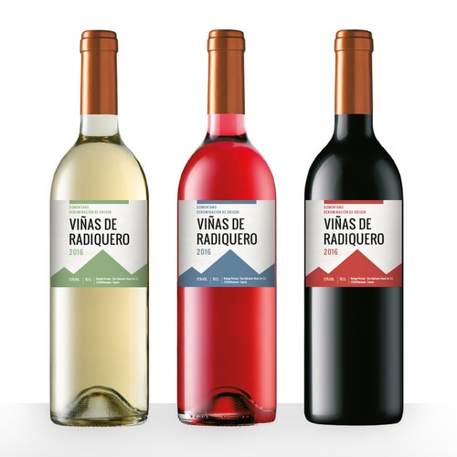 Wine Label Design for Viñas de Radiquero