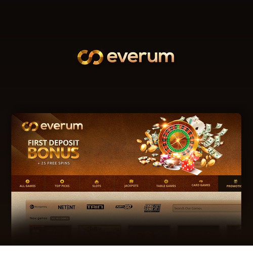 Logo design for online casino website