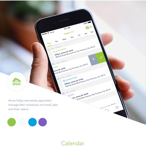 Anow Mobile App Design