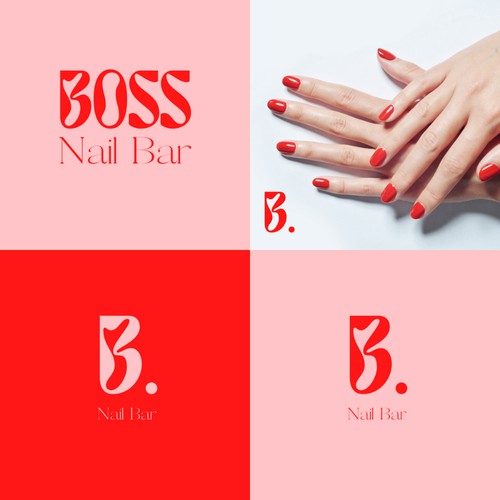 Bold logo for a Nail Salon