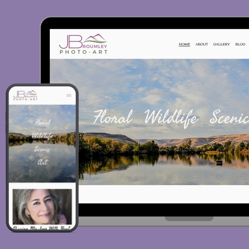 Photographer Website for JBroumley Photo Art