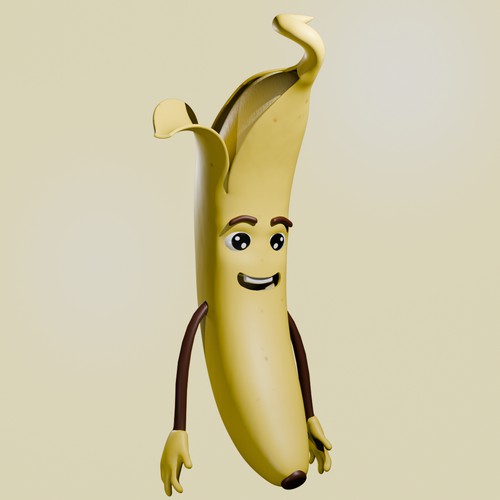 Character banana