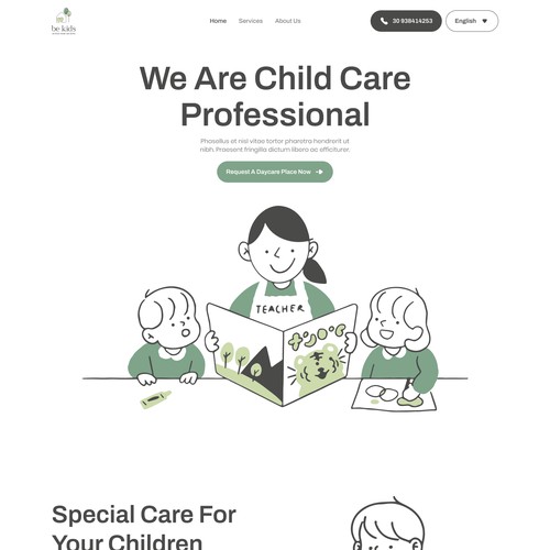 Website Design for Child Day Care