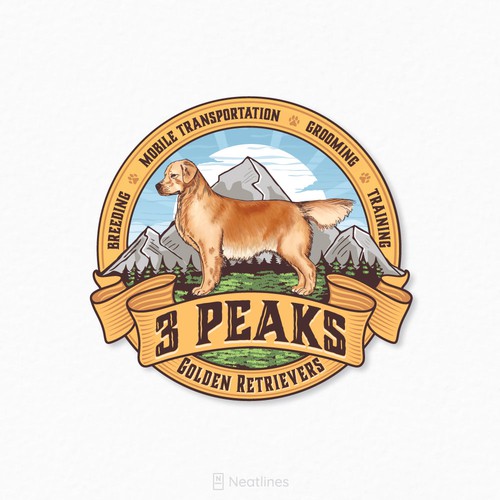 3 Peaks Golden Retrievers- design proposal