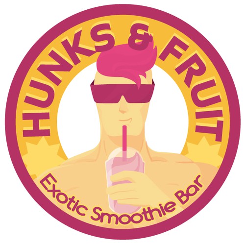 Logo and Character Design for Hunks & Fruit