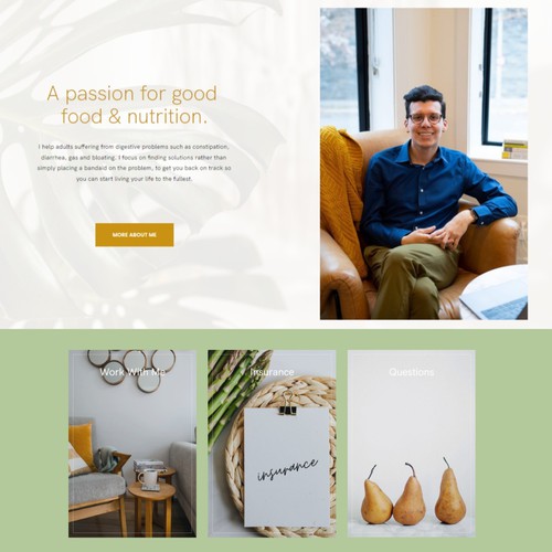 Health & Wellness Website - Nutritionist