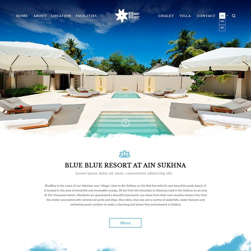 Blue Resort Website