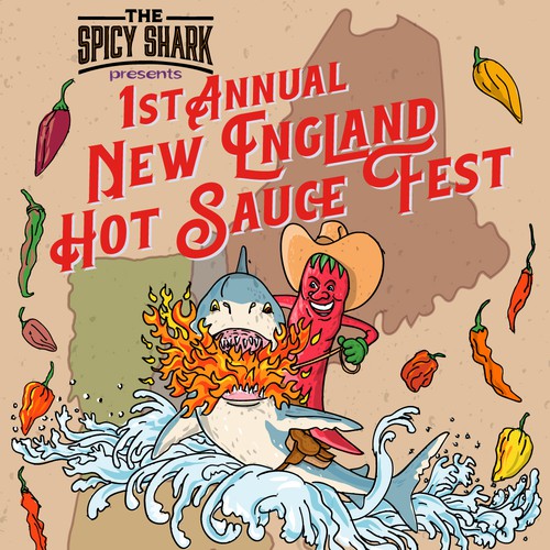New Logo for the 1st Annual New England Hot Sauce Fest