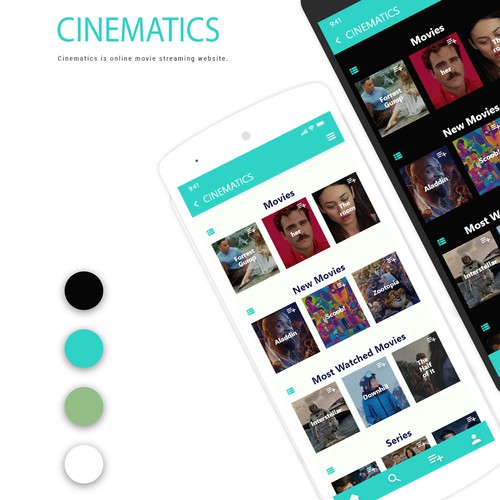 Cinematics's App Design