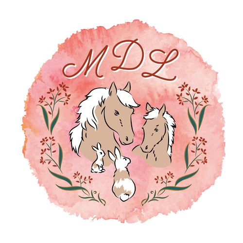 Logo for a french breeder of ponies and dwarf rabbits