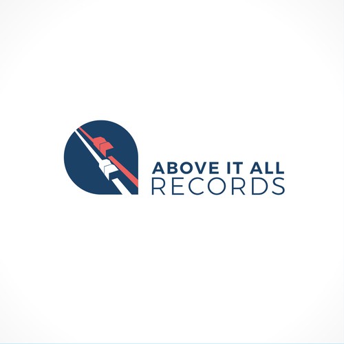Logo for records company.