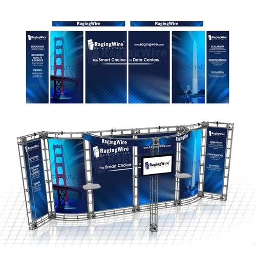 Trade Show Booth Design - RagingWire Data Centers