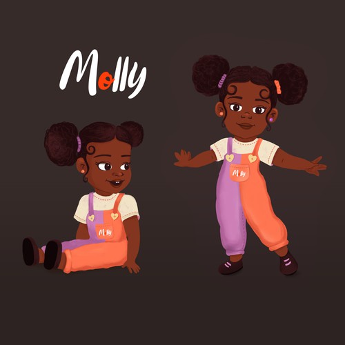 Molly (character illustration)