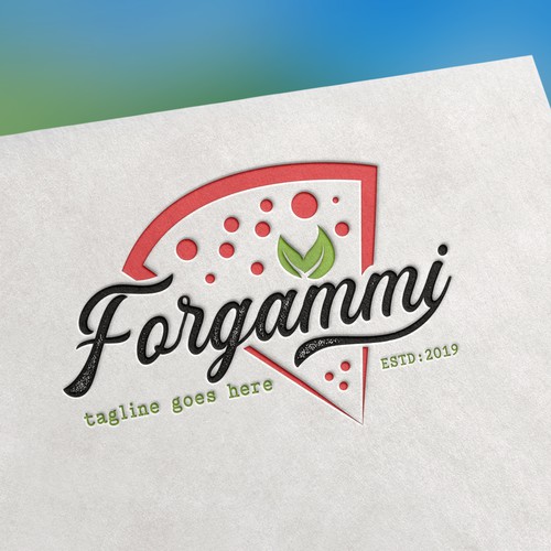Logo concept for pizza