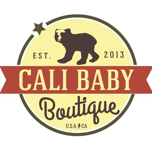 Help Cali Baby Boutique Design a new Logo for their Wesite, Mobile Boutique, and Merchadise