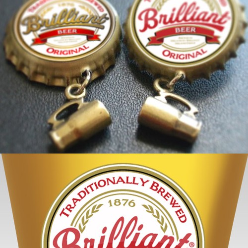 Brilliant Beer Label Design