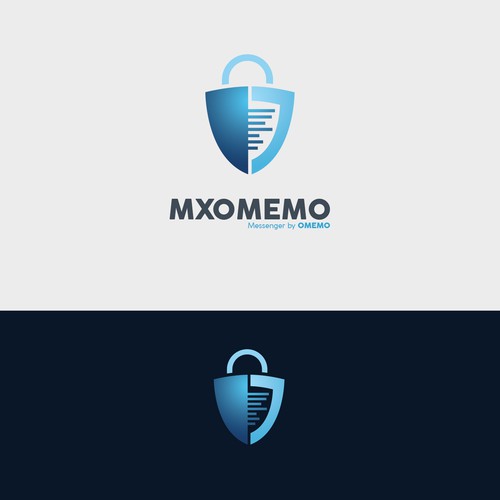 Logo concept for mobile secure chat app