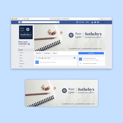 Simple FB business cover
