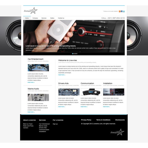 Help LiveWires with a new website design