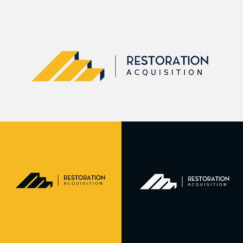 Golden Steps: Architectural Logo for Real Estate