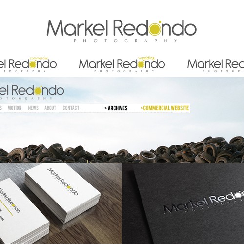 Logo design for Markel Redondo Photography