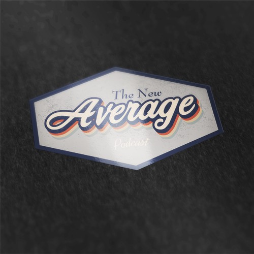 Logo design for the podcast The New Average